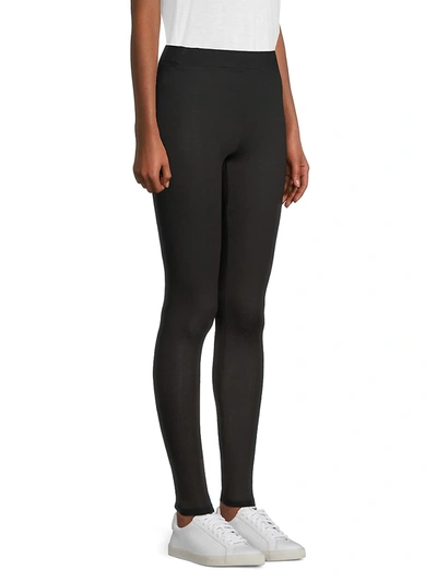 Shop Max Mara Giudea Stretch-jersey Leggings In Black