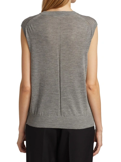 Shop The Row Women's Balham Sweater Vest In Medium Grey