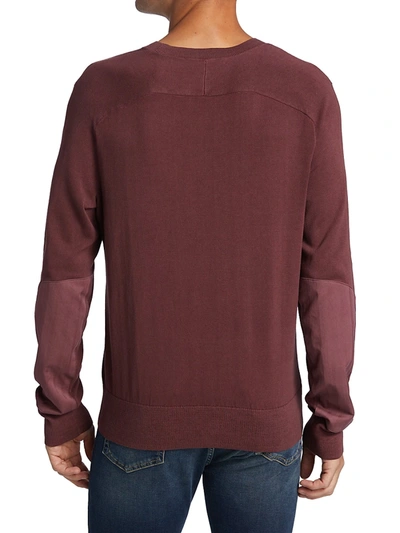Shop Rag & Bone Caleb Crewneck Sweater In Brown