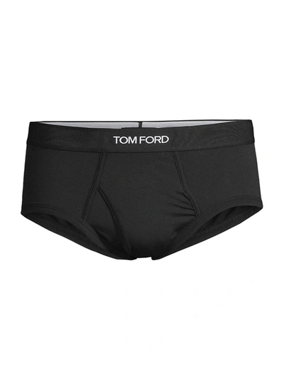 Shop Tom Ford 2-pack Briefs In Black