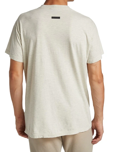 Shop Fear Of God Baseball Crewneck T-shirt In Neutrals