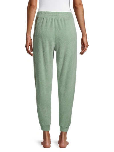 Shop Free People Blue Monday Fleece Jogger Pants In Valley Girl Combo