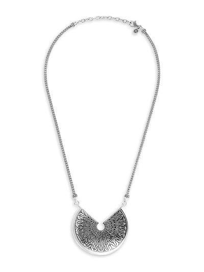Shop John Hardy Women's Chain Classic Sterling Silver Engraved Amulet Necklace