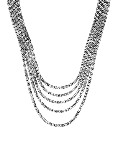 Shop John Hardy Women's Chain Classic Sterling Silver Multi-row Chain Necklace