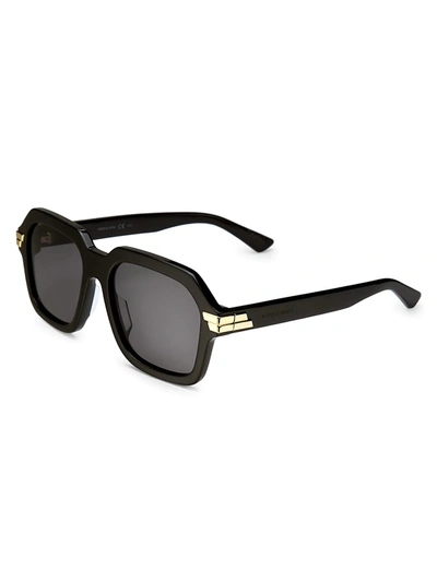 Shop Bottega Veneta 56mm Square Sunglasses In Black