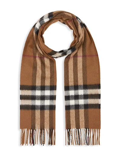 The classic check cashmere scarf
