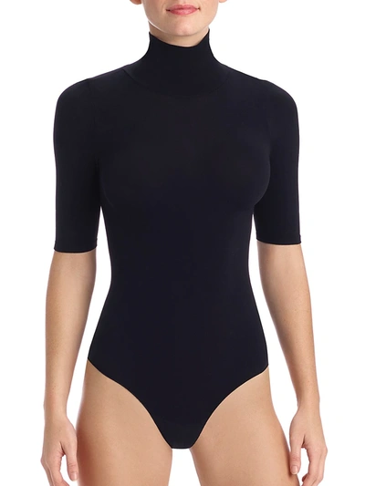 Commando Ballet Stretch-jersey Turtleneck Bodysuit In Black