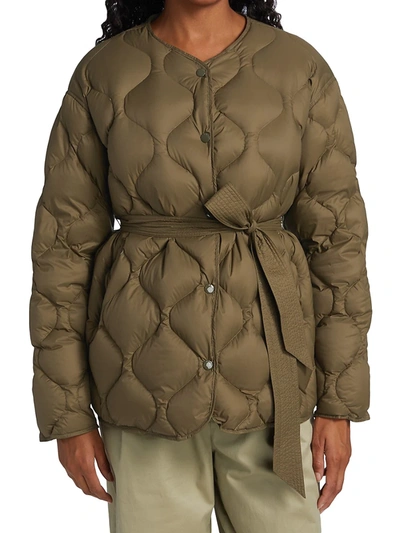 Shop Rag & Bone Rudy Quilted Liner Jacket In Army