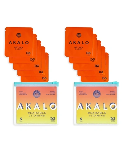 Shop Akalo Vitamin D3 Patches 10-piece Set In Neutral