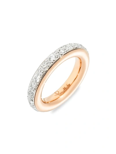 Shop Pomellato Women's Iconica 18k Rose Gold & Diamond Ring