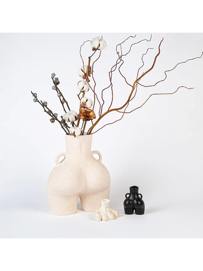 Anissa Kermiche Love Handles Vase In Beige Speckled | ModeSens