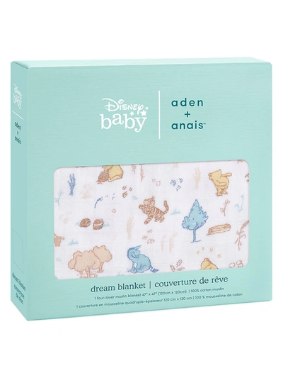 Shop Aden + Anais Baby's Disney's Winnie In The Woods Print Muslin Dream Blanket