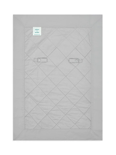 Shop Aden + Anais Baby's Embrace Quilted Blanket In Grey
