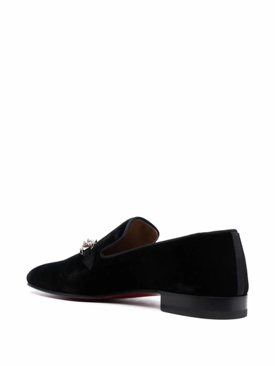 Shop Christian Louboutin Flat Shoes Black