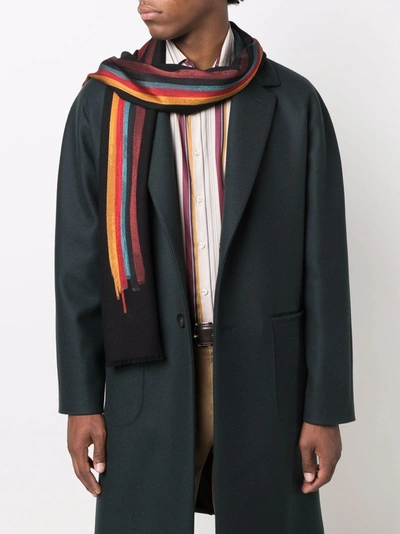 Shop Paul Smith Scarfs Black