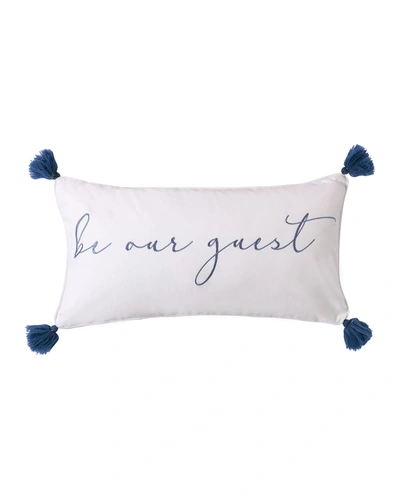 Shop Levtex Lillian Be Our Guest Pillow In White