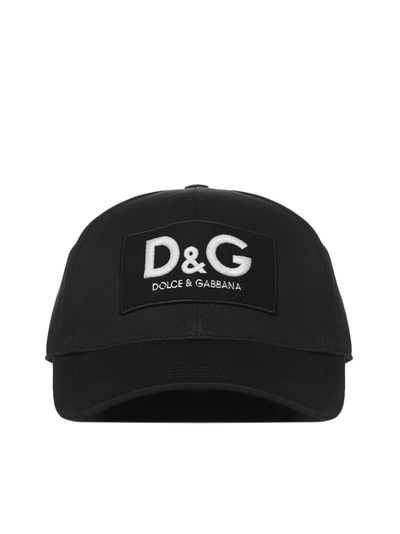Shop Dolce & Gabbana Logo Patched Baseball Cap In Black