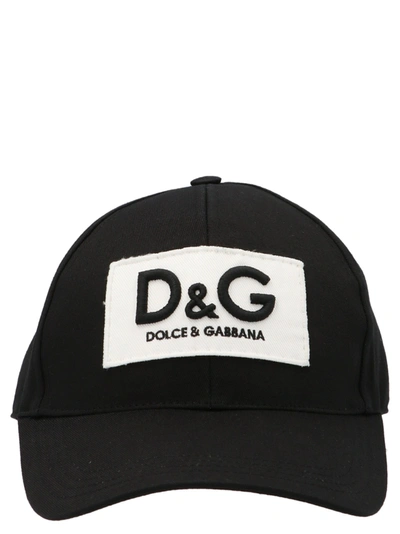 Shop Dolce & Gabbana Logo Patched Baseball Cap In Black