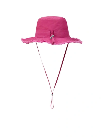 Shop Jacquemus Artichaut Large Bucket Hat In Purple