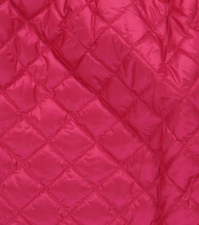 Il Gufo Quilted Technical Skirt In Pink