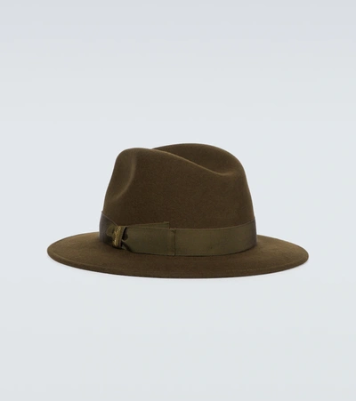Shop Borsalino Macho Wool Felt Hat In Brown