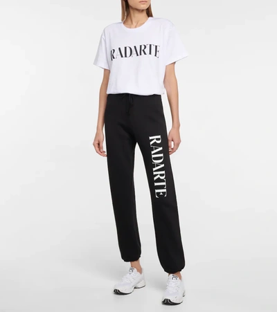 Shop Rodarte Radarte-printed Oversized T-shirt In White