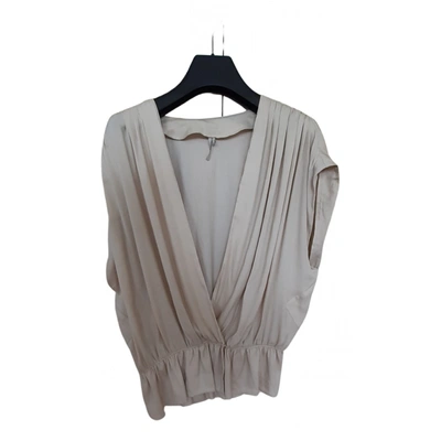 Pre-owned Iro Silk Blouse In Beige