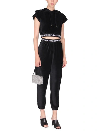 Shop Alexander Wang T Jogging Pants In Black