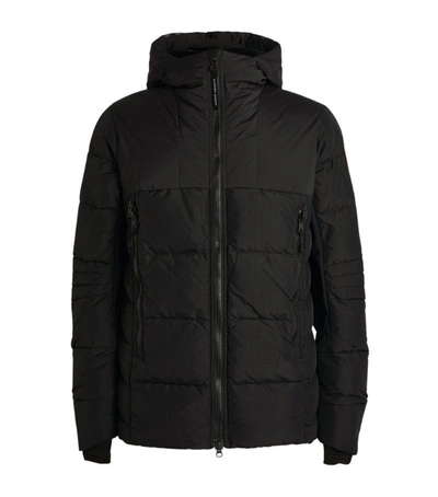 Shop Canada Goose Padded Hybridge Coat In Black