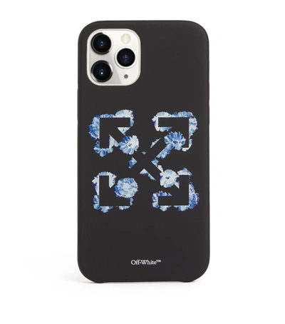 Shop Off-white Floral Arrows Iphone 12 Pro Case In Black