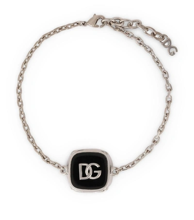 Shop Dolce & Gabbana Dg Millennials Logo Bracelet In Multi