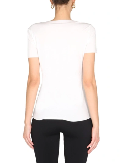 Shop Wolford Aurora T-shirt In White