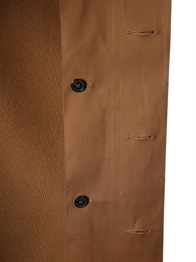Shop Mackintosh Hooded Coat In Brown