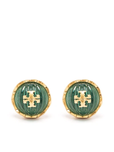 Tory burch green best sale earrings