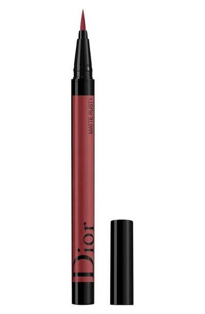 Shop Dior Show On Stage Eyeliner In 876 Matte Rusty