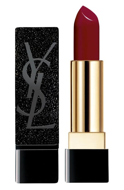 Shop Saint Laurent X Zoe Kravitz Rouge Pur Couture Lipstick In 126 Lales Red / Shimmer