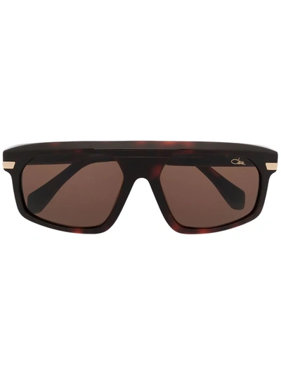 Shop Cazal 8504 Pilot-frame Sunglasses In Brown
