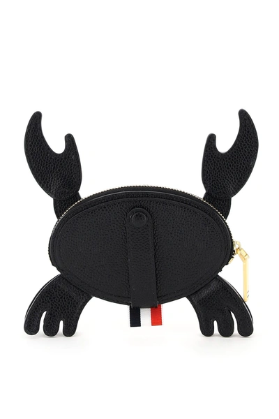 Shop Thom Browne Crab Belt Pouch In Black