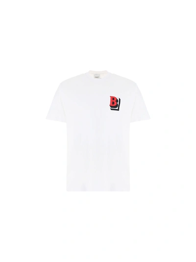 Shop Burberry T-shirt In Off White