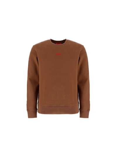 Shop Fourtwofour On Fairfax 424 Inc Sweatshirt In Brown