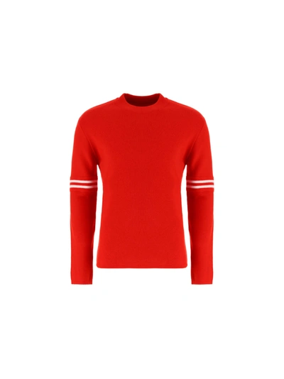 Shop Maison Margiela Sweater In Red