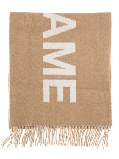 Shop Apc A.p.c. Angèle Scarf In Camel