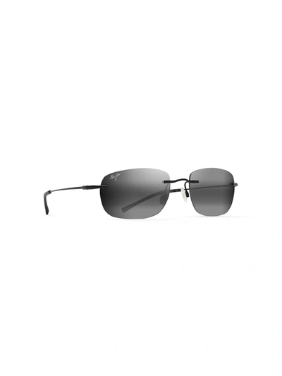 Shop Maui Jim Nanea Sunglasses In Grey Nanea Black Gloss