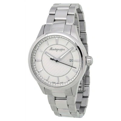 Shop Montegrappa Fortuna Quartz Silver Dial Mens Watch Idfowaij In Silver Tone