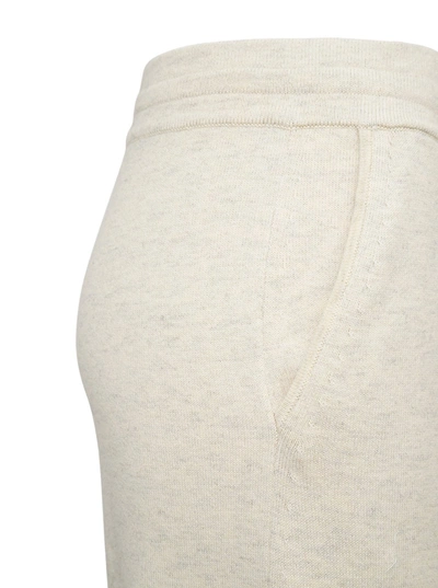 Shop Isabel Marant Étoile Kira Cotton Blend Trousers In Grey