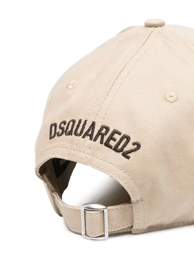 Shop Dsquared2 Embroidered-slogan Baseball Cap In Mixed Colours