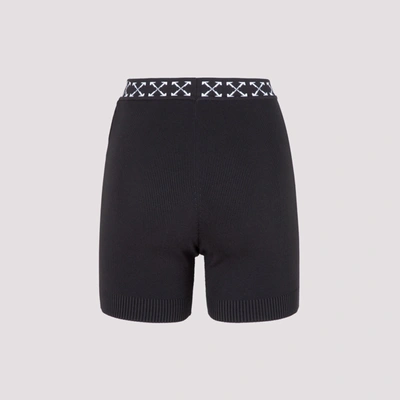 Shop Off-white Arrows Sporty Shorts In Black