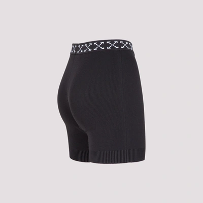 Shop Off-white Arrows Sporty Shorts In Black