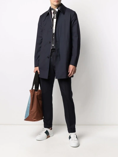 Shop Paul Smith Drawstring Tapered Leg Trousers In Mixed Colours