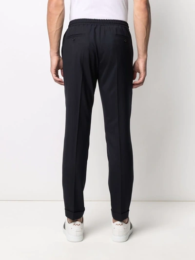 Shop Paul Smith Drawstring Tapered Leg Trousers In Mixed Colours